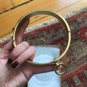 Bagatiba gold plated bondage collar necklace